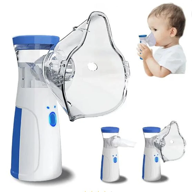 Portable Ultrasonic Mesh Nebulizer Machine for Kids and Adults .