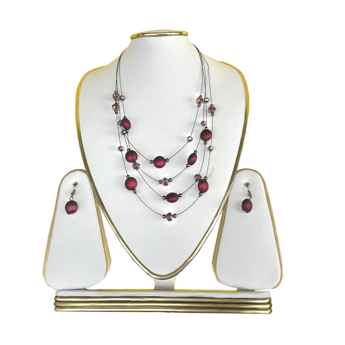 New style fashionable multilayer Necklace & Earrings Set